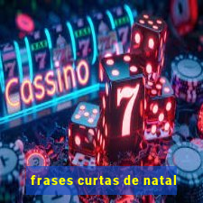 frases curtas de natal